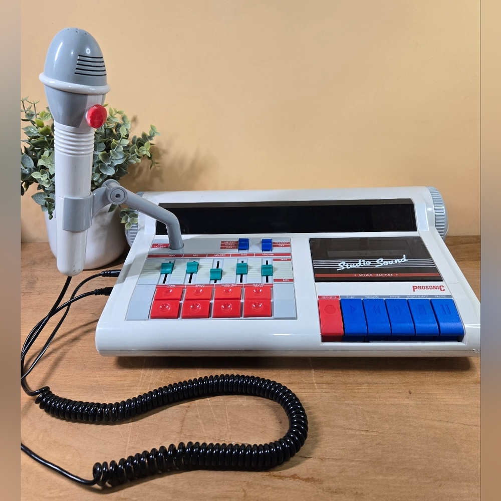 🐰Prosonic Vintage Studio Sound with radio-casette. Work. See vidéo.